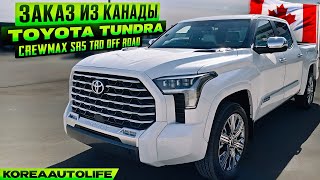 Заказ из Канады Toyota Tundra CrewMax SR5 TRD Off Road НОВЫЙ автомобиль 2024 [upl. by Nnaeoj111]