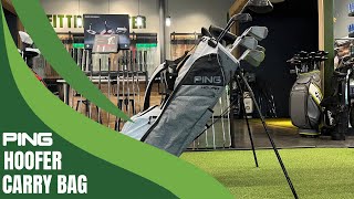 2024 PING Hoofer 5Way Golf Carry Bag Overview [upl. by Aidnis]