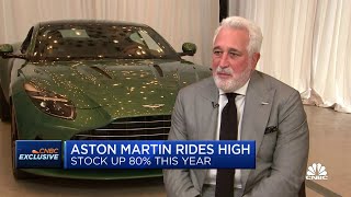 Aston Martins Lawrence Stroll explains why the company stock spiked this year [upl. by Novihc269]