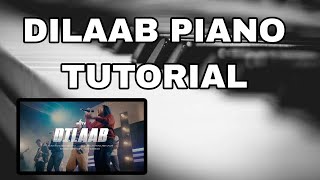 DILAAB BY MJ FLORES  TV PIANO TUTORIAL [upl. by Flin]