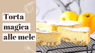 TORTA MAGICA alle mele caramellate [upl. by Tirrej]