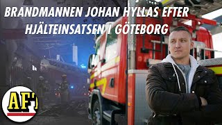 Brandmannen Johan hyllas efter hjälteinsatsen i Göteborg [upl. by Nedyaj]