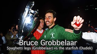 🗣️Spaghetti legs Bruce Grobbelaar versus the starfish Jerzy Dudek which was better [upl. by Gensler229]