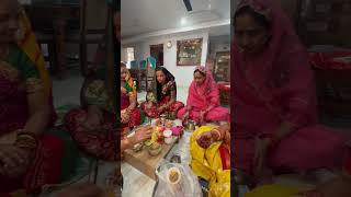 Karwa chouth ki pooja karte huye [upl. by Andert]