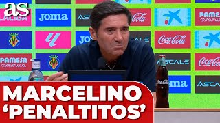 MARCELINO habla del ARBITRAJE y los PENALTITOS tras el VILLARREAL 1 BARCELONA 5 [upl. by Godrich858]