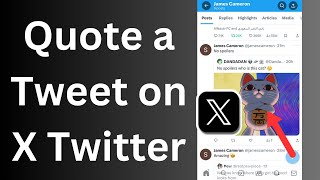 How to Quote a Tweet on X Twitter app [upl. by Standush]