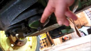 How to check and change the oil on a John Deere A B and G tractor [upl. by Wadleigh]