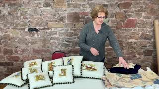 Sunday Antique Crewel Work Collection Video 34  Colours of the Arts amp Crafts Movement [upl. by Cathee]