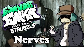 Friday Night Funkin Vs Garcello Mod by atsuover  Nerves Guitar Cover [upl. by Nnairam]