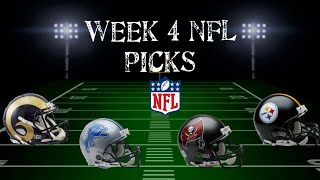 NFL Week 4 Picks ATS 5 Money Picks To Bet [upl. by Pentheam763]