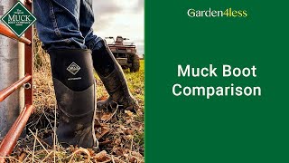 Muck Boot Comparison  Which Is Best [upl. by Wilonah]