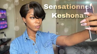 Wig Show amp Tell Sensationnel Cloud 9 What Lace Synthetic Lace Front Wig  Keshona [upl. by Kavanagh]