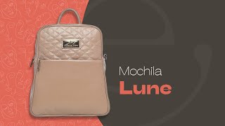 Mochila feminina de couro Lune [upl. by Issak]