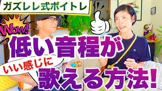 【ボイトレ】低い音程がいい感じに歌える方法！〜ガズレレ式ボイトレ [upl. by Handbook]