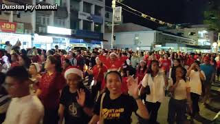 Perarakan Christmas Parade 2024 Miri City Fan [upl. by Bonucci]