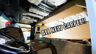 Extreme interior Makeover for Blue Collar Cabover Semi part 2 [upl. by Emmalynne97]