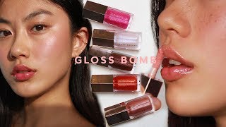 Fenty Beauty Glossy Posse Swatches  Haley Kim [upl. by Scarrow]