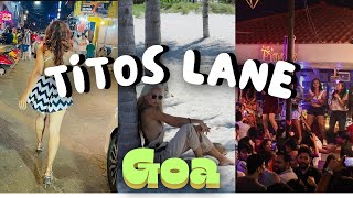 Real Titos Lane during Night From start to end Goa Night Clubs  Goa nightclub baga [upl. by Justin]