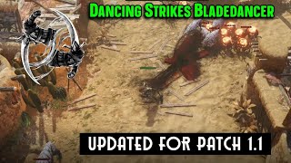 Dancing Strikes Bladedancer Build Guide and 11 Update [upl. by Ahsener945]