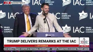 FULL SPEECH President Trump Speaks at the IAC in DC  91924 [upl. by Nogaem]