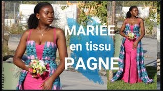 Robes de mariage et de soirée en tissu pagne [upl. by Pritchard]