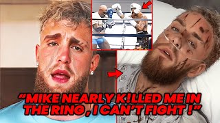 Jake PAUL OFFICIALLY CANCELED MIKE TYSON FIGHT AFTER BEING KO IN SPARRING 2024 face off [upl. by Ibmab]