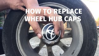 How to Replace Wheel Caps  Toyota Wigo Ayla Agya amp Perodua Axia [upl. by Legyn]