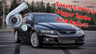 Mazdaspeed 6 With Bigger Turbo as a Daily BNR S3 [upl. by Dorita]