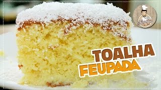 BOLO GELADO DE COCO FÁCIL TOALHA FELPUDA 🔶61 Receitas de Pai [upl. by Dimo963]