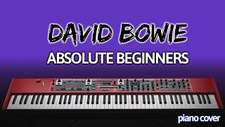 David Bowie Absolute Beginners Piano Cover [upl. by Saqaw]