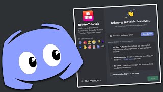 How to Make a Discord Server Rules Page Membership Screening [upl. by Iadam]