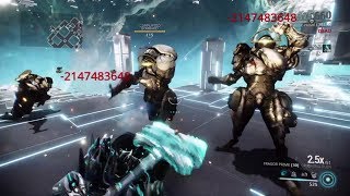 Warframe One Shot Fragor Prime  Negative Red Crit Damage [upl. by Liatrice96]