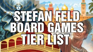 Stefan Feld Board Games Tier List [upl. by Eladnor]