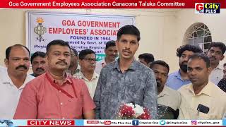 Goa Government Employees Association in Canacona Taluka Committee [upl. by Lancelot]