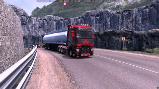 2K ETS2 149 MAP COMBO RoExtended 40  Renault T Evolution  TR Hopa  Erzurum [upl. by Rabassa]