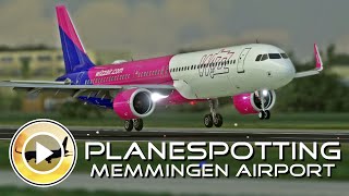 Planespotting Memmingen Airport  Ultra 4K MSFS in 2023  RTX 3090 [upl. by Ahsotal338]