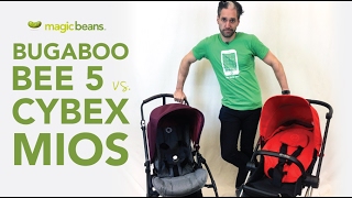 Bugaboo Bee 5 2017 vs Cybex Mios 2017 Stroller  Comparisons  Reviews  Ratings  Magic Beans [upl. by Graehme]