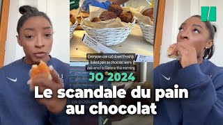 C’est bon Simone Biles a enfin pu goûter des vrais pains au chocolat français [upl. by Suissac]