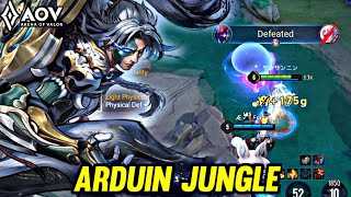 AOV  ARDUIN GAMEPLAY  IN JUNGLE  ARENA OF VALOR LIÊNQUÂNMOBILE ROV [upl. by Garner]