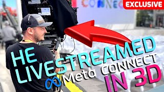 EXCLUSIVE Behind the 3D Stereoscopic LiveStream of Meta Connect 2024 ft Elnar Mukhamediarov [upl. by Herby]