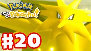 Legendary Pokemon Zapdos  Pokemon Lets Go Pikachu and Eevee  Gameplay Walkthrough Part 20 [upl. by Yemerej]