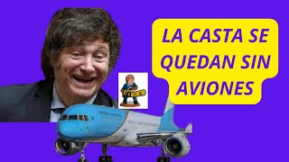 La flota de aviones presidenciales pasarán a las fuerzas armadasnoticias milei economia news [upl. by Ennylhsa]