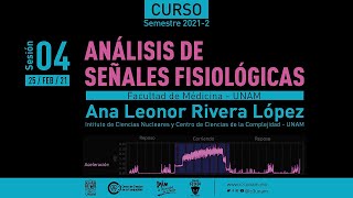 Curso Análisis de señales fisiológicas  Sesión 04 [upl. by Aphrodite]