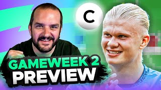 HAALAND TC 🤔  FPL GAMEWEEK 2 PREVIEW  Fantasy Premier League Tips 202425 [upl. by Einahpts]