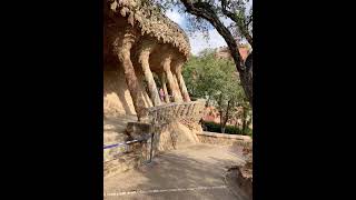 Amazing Park Guell in barcelona viralvideo fyp gaudi architecture part4 [upl. by Ardnac]