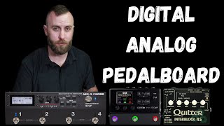 Line 6 HX Stomp and Boss MS3 AnalogDigital Pedalboard [upl. by Lessig]