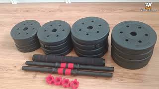 Verstelbare dumbells  halterset 30 kg [upl. by Padegs]