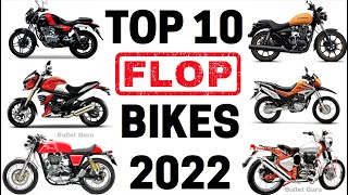 Top 10 FLOP Bikes in India till 2022  Royal Enfield to Bajaj Bike  Sabse Kharab Sale [upl. by Eldora]