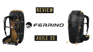 Review  Recensione Ferrino Agile 35 litri  ITA [upl. by Adela]