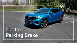 VW Atlas HowTo Electronic Parking Brake  St Catharines Volkswagen [upl. by Flossie]